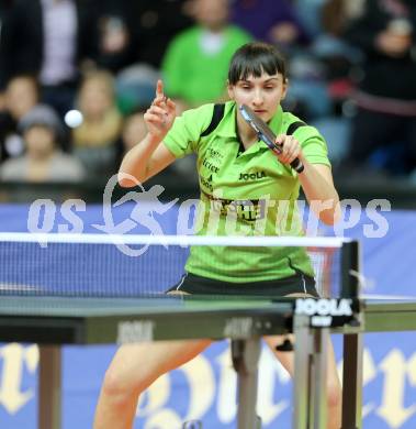 Tischtennis. Europacup. TTC Carinthia Winds Villach gegen TMK TAGMT (RUS). Anja Farlandanska (TTC Villacher). Klagenfurt, am 21.1.2015.
Foto: Kuess
---
pressefotos, pressefotografie, kuess, qs, qspictures, sport, bild, bilder, bilddatenbank