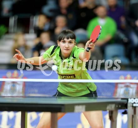 Tischtennis. Europacup. TTC Carinthia Winds Villach gegen TMK TAGMT (RUS). Anja Farlandanska (TTC Villacher). Klagenfurt, am 21.1.2015.
Foto: Kuess
---
pressefotos, pressefotografie, kuess, qs, qspictures, sport, bild, bilder, bilddatenbank