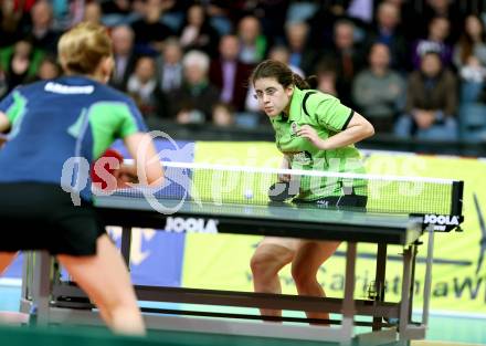 Tischtennis. Champions League. TTC Carinthia Winds Villach gegen TMK TAGMT (RUS). Amelie Solja, (TTC Villacher). Klagenfurt, am 21.1.2015.
Foto: Kuess
---
pressefotos, pressefotografie, kuess, qs, qspictures, sport, bild, bilder, bilddatenbank