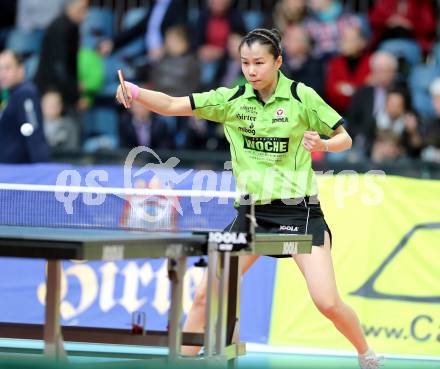 Tischtennis. Europacup. TTC Carinthia Winds Villach gegen TMK TAGMT (RUS). Li Quiangbing, (TTC Villacher). Klagenfurt, am 21.1.2015.
Foto: Kuess
---
pressefotos, pressefotografie, kuess, qs, qspictures, sport, bild, bilder, bilddatenbank