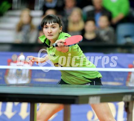 Tischtennis. Europacup. TTC Carinthia Winds Villach gegen TMK TAGMT (RUS). Anja Farlandanska (TTC Villacher). Klagenfurt, am 21.1.2015.
Foto: Kuess
---
pressefotos, pressefotografie, kuess, qs, qspictures, sport, bild, bilder, bilddatenbank