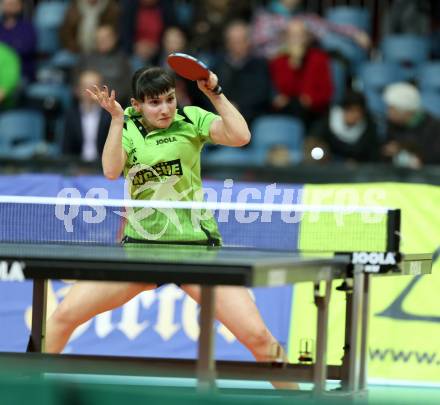 Tischtennis. Europacup. TTC Carinthia Winds Villach gegen TMK TAGMT (RUS). Anja Farlandanska (TTC Villacher). Klagenfurt, am 21.1.2015.
Foto: Kuess
---
pressefotos, pressefotografie, kuess, qs, qspictures, sport, bild, bilder, bilddatenbank