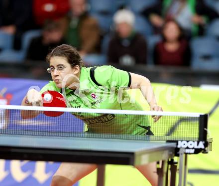 Tischtennis. Europacup. TTC Carinthia Winds Villach gegen TMK TAGMT (RUS). Amelie Solja (TTC Villacher). Klagenfurt, am 21.1.2015.
Foto: Kuess
---
pressefotos, pressefotografie, kuess, qs, qspictures, sport, bild, bilder, bilddatenbank