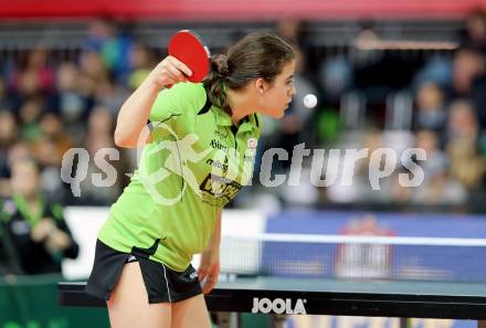 Tischtennis. Champions League. TTC Carinthia Winds Villach gegen TMK TAGMT (RUS). Amelie Solja (TTC Villacher). Klagenfurt, am 21.1.2015.
Foto: Kuess
---
pressefotos, pressefotografie, kuess, qs, qspictures, sport, bild, bilder, bilddatenbank