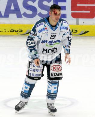 EBEL. Eishockey Bundesliga. EC VSV gegen EHC Liwest Black Wings Linz.  Fabio Hofer  (Linz). Villach, am 22.1.2015.
Foto: Kuess 


---
pressefotos, pressefotografie, kuess, qs, qspictures, sport, bild, bilder, bilddatenbank