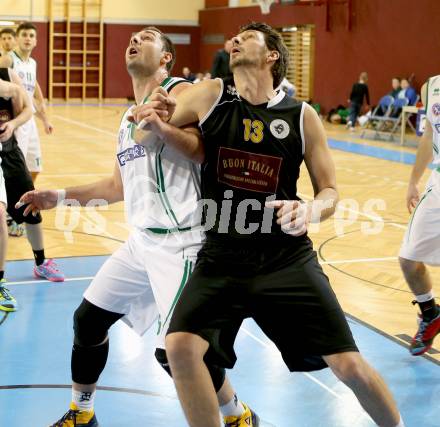 Basketball 2.Bundesliga 2014/15 Grunddurchgang 16.Runde. KOS Celovec gegen Woerthersee Piraten. Jasmin Hercegovac, (KOS Celovec), Selmir Husanovic (Woerthersee Piraten). Klagenfurt, 24.1.2015.
Foto: Kuess
---
pressefotos, pressefotografie, kuess, qs, qspictures, sport, bild, bilder, bilddatenbank