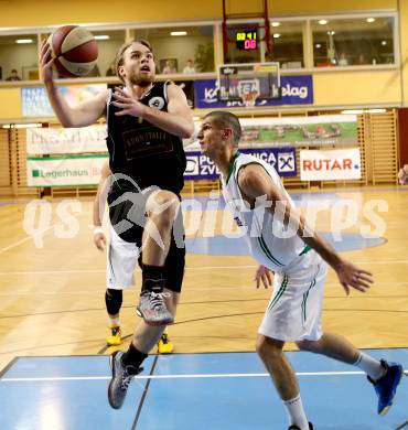 Basketball 2.Bundesliga 2014/15 Grunddurchgang 16.Runde. KOS Celovec gegen Woerthersee Piraten. Timi Huber (Woerthersee Piraten). Klagenfurt, 24.1.2015.
Foto: Kuess
---
pressefotos, pressefotografie, kuess, qs, qspictures, sport, bild, bilder, bilddatenbank