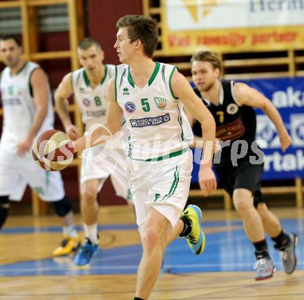 Basketball 2.Bundesliga 2014/15 Grunddurchgang 16.Runde. KOS Celovec gegen Woerthersee Piraten. Andi Smrtnik (KOS Celovec). Klagenfurt, 24.1.2015.
Foto: Kuess
---
pressefotos, pressefotografie, kuess, qs, qspictures, sport, bild, bilder, bilddatenbank