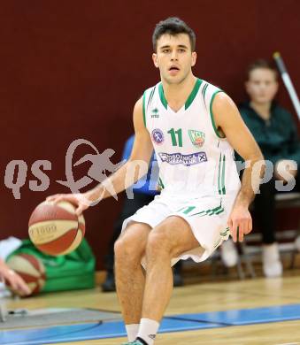 Basketball 2.Bundesliga 2014/15 Grunddurchgang 16.Runde. KOS Celovec gegen Woerthersee Piraten. Toman Feinig (KOS Celovec). Klagenfurt, 24.1.2015.
Foto: Kuess
---
pressefotos, pressefotografie, kuess, qs, qspictures, sport, bild, bilder, bilddatenbank