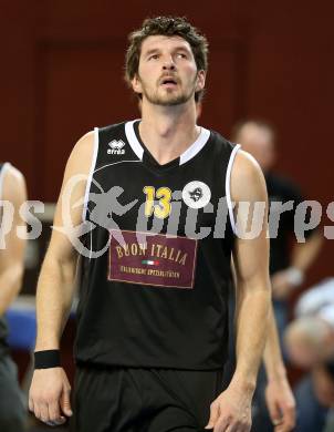 Basketball 2.Bundesliga 2014/15 Grunddurchgang 16.Runde. KOS Celovec gegen Woerthersee Piraten. Selmir Husanovic (Woerthersee Piraten). Klagenfurt, 24.1.2015.
Foto: Kuess
---
pressefotos, pressefotografie, kuess, qs, qspictures, sport, bild, bilder, bilddatenbank