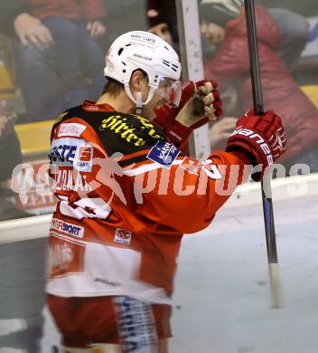 EBEL. Eishockey Bundesliga. KAC gegen HCB Suedtirol. Torjubel Marcel Rodman (KAC). Klagenfurt, am 30.1.2015.
Foto: Kuess 

---
pressefotos, pressefotografie, kuess, qs, qspictures, sport, bild, bilder, bilddatenbank