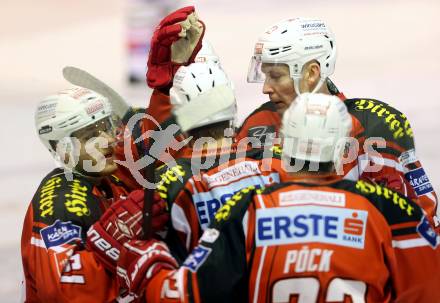 EBEL. Eishockey Bundesliga. KAC gegen HCB Suedtirol. Torjubel  (KAC). Klagenfurt, am 30.1.2015.
Foto: Kuess 

---
pressefotos, pressefotografie, kuess, qs, qspictures, sport, bild, bilder, bilddatenbank