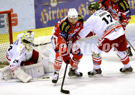 EBEL. Eishockey Bundesliga. KAC gegen HCB Suedtirol. Marcel Rodman,  (KAC), Jaroslav Huebl, Alexander Egger (Bozen). Klagenfurt, am 30.1.2015.
Foto: Kuess 

---
pressefotos, pressefotografie, kuess, qs, qspictures, sport, bild, bilder, bilddatenbank