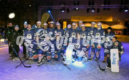 EBEL. Eishockey Bundesliga. Showtraining VSV.  Villach, am 6.2.2015.
Foto: Kuess
---
pressefotos, pressefotografie, kuess, qs, qspictures, sport, bild, bilder, bilddatenbank