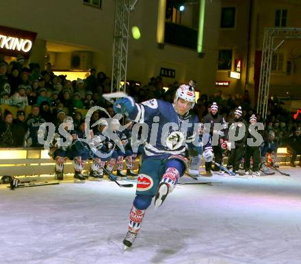 EBEL. Eishockey Bundesliga. Showtraining VSV. Marius Goehringer. Villach, am 6.2.2015.
Foto: Kuess
---
pressefotos, pressefotografie, kuess, qs, qspictures, sport, bild, bilder, bilddatenbank