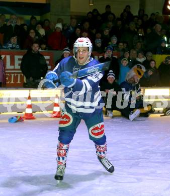 EBEL. Eishockey Bundesliga. Showtraining VSV. Nico Brunner. Villach, am 6.2.2015.
Foto: Kuess
---
pressefotos, pressefotografie, kuess, qs, qspictures, sport, bild, bilder, bilddatenbank