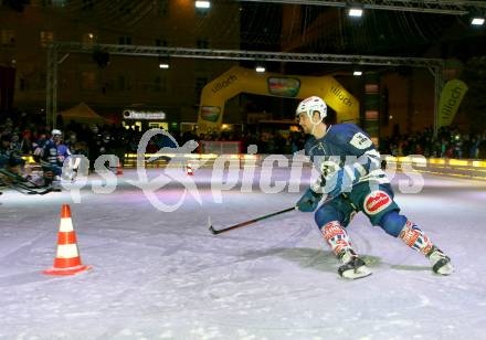 EBEL. Eishockey Bundesliga. Showtraining VSV. Eric Hunter.  Villach, am 6.2.2015.
Foto: Kuess
---
pressefotos, pressefotografie, kuess, qs, qspictures, sport, bild, bilder, bilddatenbank