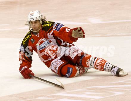 EBEL. Eishockey Bundesliga. KAC gegen HC TWK Innsbruck. Luke Pither (KAC). Klagenfurt, am 10.2.2015.
Foto: Kuess 

---
pressefotos, pressefotografie, kuess, qs, qspictures, sport, bild, bilder, bilddatenbank