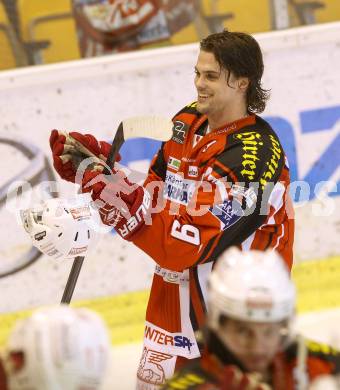 EBEL. Eishockey Bundesliga. KAC gegen HC TWK Innsbruck. Luke Pither (KAC). Klagenfurt, am 10.2.2015.
Foto: Kuess 

---
pressefotos, pressefotografie, kuess, qs, qspictures, sport, bild, bilder, bilddatenbank