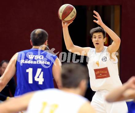 Basketball 2.Bundesliga 2014/15 Grunddurchgang 19.Runde. Woerthersee Piraten gegen Radenthein Garnets.  Christof Gspandl (Piraten). Klagenfurt, 14.2.2015.
Foto: Kuess
---
pressefotos, pressefotografie, kuess, qs, qspictures, sport, bild, bilder, bilddatenbank