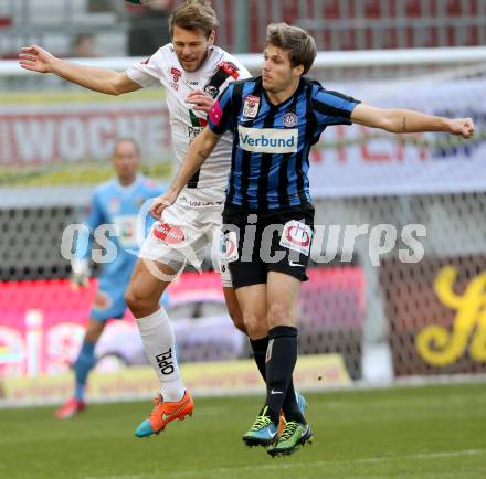 Fussball Bundesliga. RZ Pellets WAC gegen FK Austria Wien. Boris Huettenbrenner,  (WAC), Philipp Zulechner (Wien). Klagenfiurt, am 15.2.2015.
Foto: Kuess

---
pressefotos, pressefotografie, kuess, qs, qspictures, sport, bild, bilder, bilddatenbank