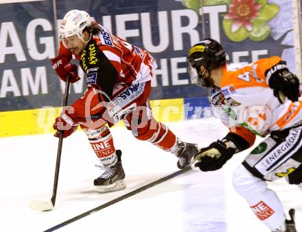 EBEL. Eishockey Bundesliga. KAC gegen Moser Medical Graz 99ers. Luke Pither (KAC). Klagenfurt, am 15.2.2015.
Foto: Kuess 

---
pressefotos, pressefotografie, kuess, qs, qspictures, sport, bild, bilder, bilddatenbank