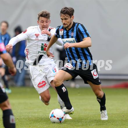 Fussball Bundesliga. RZ Pellets WAC gegen FK Austria Wien. Christopher Wernitznig, (WAC), James Holland  (Wien). Klagenfiurt, am 15.2.2015.
Foto: Kuess

---
pressefotos, pressefotografie, kuess, qs, qspictures, sport, bild, bilder, bilddatenbank