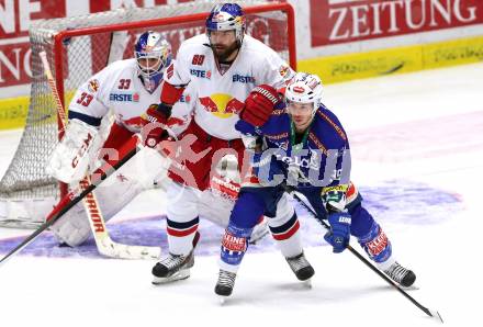 EBEL. Eishockey Bundesliga. EC VSV gegen EC Red Bull Salzburg. Marco Pewal (VSV), Luka Gracnar, Zdenek Kutlak (Salzburg). Villach, am 17.2.2015.
Foto: Kuess
---
pressefotos, pressefotografie, kuess, qs, qspictures, sport, bild, bilder, bilddatenbank