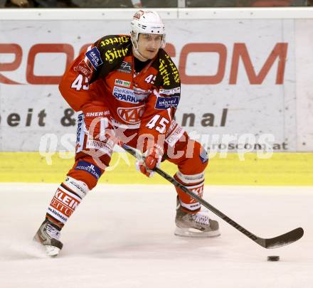 EBEL. Eishockey Bundesliga. KAC gegen HCB Suedtirol. David Schuller (KAC). Klagenfurt, am 20.2.2015.
Foto: Kuess 

---
pressefotos, pressefotografie, kuess, qs, qspictures, sport, bild, bilder, bilddatenbank