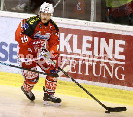 EBEL. Eishockey Bundesliga. KAC gegen HCB Suedtirol. Stephan Geier (KAC). Klagenfurt, am 20.2.2015.
Foto: Kuess 

---
pressefotos, pressefotografie, kuess, qs, qspictures, sport, bild, bilder, bilddatenbank