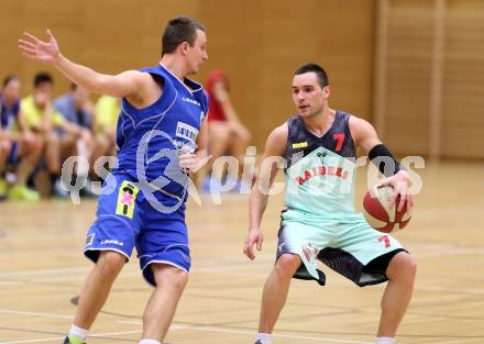 Basketball 2.Bundesliga 2014/15 Grunddurchgang 20.Runde. Raiders Villach gegen BBU Salzburg. Bojan Sormaz, (Villach), Marko Smolovic (Salzburg). Villach, am 21.2.1015.
Foto: Kuess
---
pressefotos, pressefotografie, kuess, qs, qspictures, sport, bild, bilder, bilddatenbank