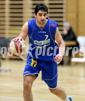 Basketball 2.Bundesliga 2014/15 Grunddurchgang 20.Runde. Raiders Villach gegen BBU Salzburg. Milan Kezic (Salzburg). Villach, am 21.2.1015.
Foto: Kuess
---
pressefotos, pressefotografie, kuess, qs, qspictures, sport, bild, bilder, bilddatenbank