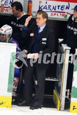 EBEL. Eishockey Bundesliga. EC VSV gegen Orli Znojmo.  Trainer Hannu Jaervenpaeae (VSV). Villach, am 22.2.2015.
Foto: Kuess 


---
pressefotos, pressefotografie, kuess, qs, qspictures, sport, bild, bilder, bilddatenbank