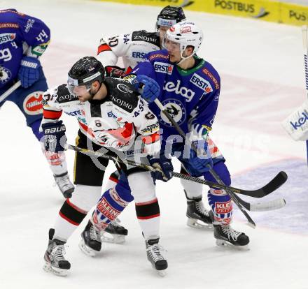 EBEL. Eishockey Bundesliga. EC VSV gegen Orli Znojmo. Stefan Bacher,  (VSV), Radek Havel (Orli Znojmo). Villach, am 22.2.2015.
Foto: Kuess 


---
pressefotos, pressefotografie, kuess, qs, qspictures, sport, bild, bilder, bilddatenbank