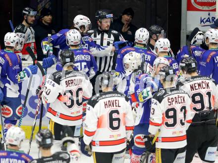 EBEL. Eishockey Bundesliga. EC VSV gegen Orli Znojmo.  Schiedsrichter. Villach, am 22.2.2015.
Foto: Kuess 


---
pressefotos, pressefotografie, kuess, qs, qspictures, sport, bild, bilder, bilddatenbank