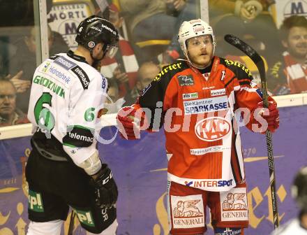 EBEL. Eishockey Bundesliga. KAC gegen HDD Telemach olimpila Ljubljana. Torjubel Stephan Geier (KAC). Klagenfurt, am 24.2.2015.
Foto: Kuess
---
pressefotos, pressefotografie, kuess, qs, qspictures, sport, bild, bilder, bilddatenbank