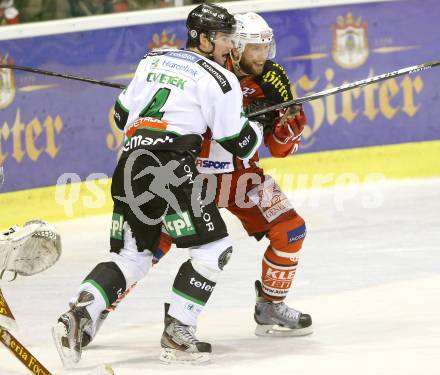 EBEL. Eishockey Bundesliga. KAC gegen HDD Telemach Olimpila Ljubljana. Thomas Poeck (KAC), Igor Cvetek Ljubljana). Klagenfurt, am 24.2.2015.
Foto: Kuess
---
pressefotos, pressefotografie, kuess, qs, qspictures, sport, bild, bilder, bilddatenbank