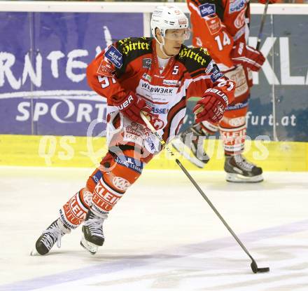 EBEL. Eishockey Bundesliga. KAC gegen HDD Telemach Olimpila Ljubljana. Oliver Setzinger (KAC). Klagenfurt, am 24.2.2015.
Foto: Kuess
---
pressefotos, pressefotografie, kuess, qs, qspictures, sport, bild, bilder, bilddatenbank