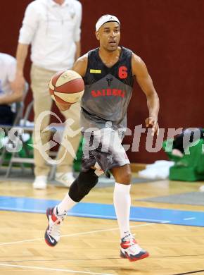 Basketball 2.Bundesliga 2014/15 Grunddurchgang 21.Runde. KOS Celovec gegen Raiders Villach. Markus Carr  (Villach). Klagenfurt, am 27.2.1015.
Foto: Kuess
---
pressefotos, pressefotografie, kuess, qs, qspictures, sport, bild, bilder, bilddatenbank