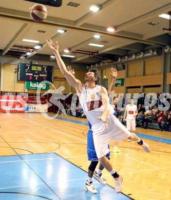 Basketball 2.Bundesliga 2014/15 Grunddurchgang 21.Runde. Woerthersee Piraten gegen BBU Salzburg. Selmir Husanovic (Piraten). Klagenfurt, am 28.2.1015.
Foto: Kuess
---
pressefotos, pressefotografie, kuess, qs, qspictures, sport, bild, bilder, bilddatenbank