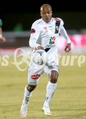 Fussball Bundesliga. RZ Pellets WAC gegen SV Josko Ried. De Oliveira Silvio Carlos (WAC). Wolfsberg, am 4.3.2015.
Foto: Kuess

---
pressefotos, pressefotografie, kuess, qs, qspictures, sport, bild, bilder, bilddatenbank