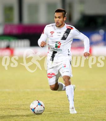 Fussball Bundesliga. RZ Pellets WAC gegen SV Josko Ried. Stephan Palla (WAC),. Wolfsberg, am 4.3.2015.
Foto: Kuess

---
pressefotos, pressefotografie, kuess, qs, qspictures, sport, bild, bilder, bilddatenbank