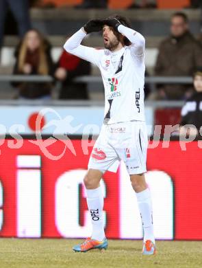 Fussball Bundesliga. RZ Pellets WAC gegen SV Josko Ried. Ynclan Pajares Jacobo Maria (WAC). Wolfsberg, am 4.3.2015.
Foto: Kuess

---
pressefotos, pressefotografie, kuess, qs, qspictures, sport, bild, bilder, bilddatenbank