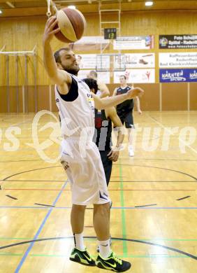 Basketball 2.Bundesliga 2014/15 Grunddurchgang 22.Runde. Radenthein Garnets gegen Mistelbach Mustangs. Patrick Biedermann (Radenthein). Radenthein, am 7.3.1015.
Foto: Kuess
---
pressefotos, pressefotografie, kuess, qs, qspictures, sport, bild, bilder, bilddatenbank