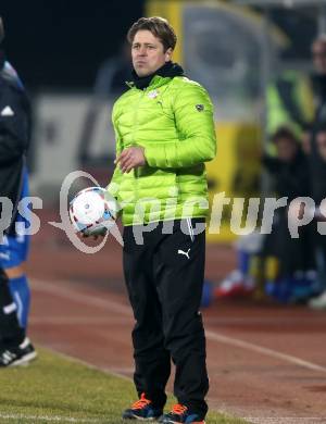 Fussball Bundesliga. RZ Pellets WAC gegen SC Wiener Neustadt.  Trainer Helgi Kolvidsson (Wiener Neustadt). Wolfsberg, am 14.3.2015.
Foto: Kuess

---
pressefotos, pressefotografie, kuess, qs, qspictures, sport, bild, bilder, bilddatenbank