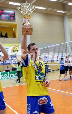 Volleyball. Middle European League. MEVZA. SK Posojilnica Aich/Dob gegen Hypo Tirol VT. Nejc Pusnik (Aich/Dob). Bleiburg, 15.3.2015
Foto: Kuess

---
pressefotos, pressefotografie, kuess, qs, qspictures, sport, bild, bilder, bilddatenbank