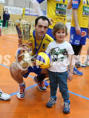 Volleyball. Middle European League. MEVZA. SK Posojilnica Aich/Dob gegen Hypo Tirol VT. Andrej Grut (Aich/Dob). Bleiburg, 15.3.2015
Foto: Kuess

---
pressefotos, pressefotografie, kuess, qs, qspictures, sport, bild, bilder, bilddatenbank