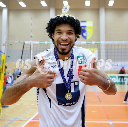 Volleyball. Middle European League. MEVZA. SK Posojilnica Aich/Dob gegen Hypo Tirol VT. Douglas Duarte Da Silva (Tirol). Bleiburg, 15.3.2015
Foto: Kuess

---
pressefotos, pressefotografie, kuess, qs, qspictures, sport, bild, bilder, bilddatenbank