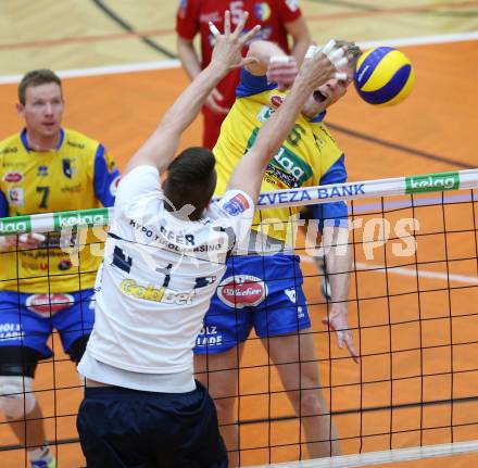 Volleyball. Middle European League. MEVZA. SK Posojilnica Aich/Dob gegen Hypo Tirol VT. Peter Wohlfahrtstaetter (Aich/Dob). Bleiburg, 15.3.2015
Foto: Kuess

---
pressefotos, pressefotografie, kuess, qs, qspictures, sport, bild, bilder, bilddatenbank