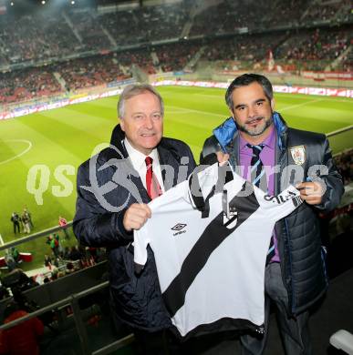 Fussball Laenderspiel. Oesterreich gegen Uruguay.  Leo Windtner. Klagenfurt, 5.3.2014.
Foto: Kuess

---
pressefotos, pressefotografie, kuess, qs, qspictures, sport, bild, bilder, bilddatenbank